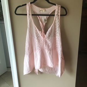 Hollister Twist back flowy top Size Large NWT